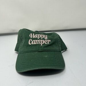 Green/pink Happy camper hat